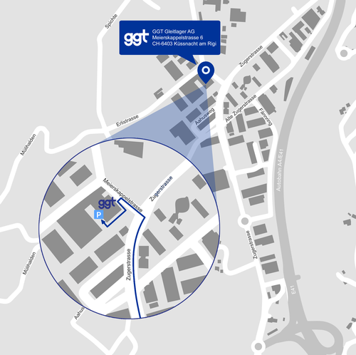 Location Map GGT Gleitlager AG (click on picture for a larger view)